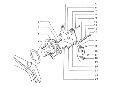 Pump unit - distributor